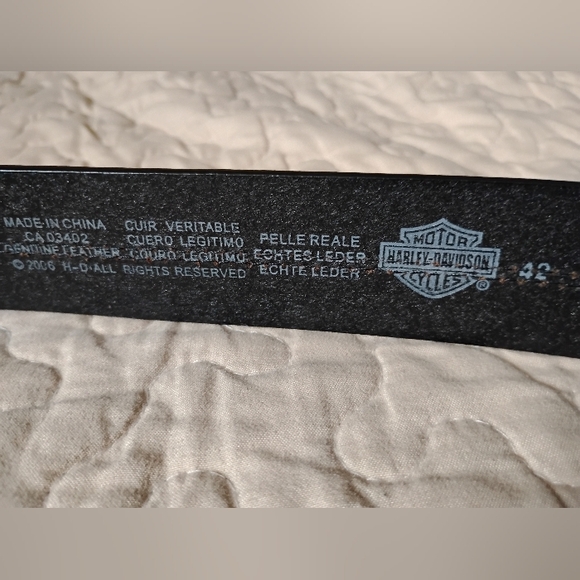 Harley-Davidson Black Belt Bag with Iconic Design - Picture 6 of 16